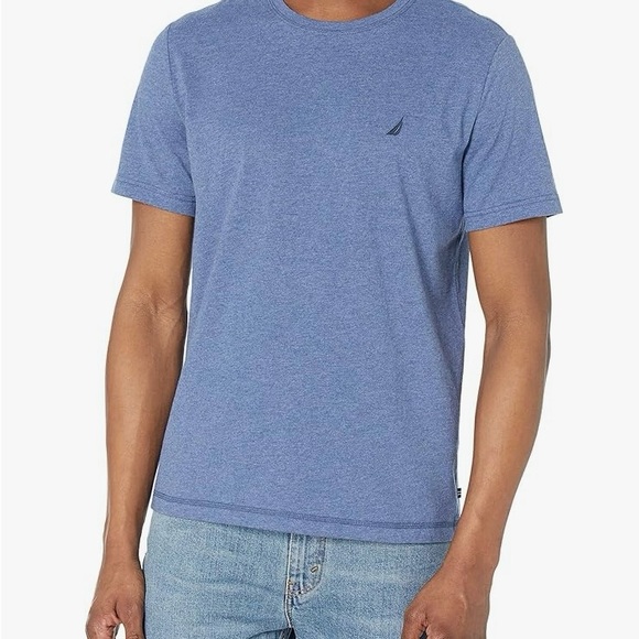 Nautica Other - Nautica Men's Anchor Crew Neck Sleep Shirt | L |  Blue Indigo Heather NEW!!